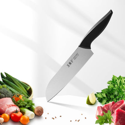 Cuchillo de cocina de acero inoxidable, Wang Mazhi, 185mm.