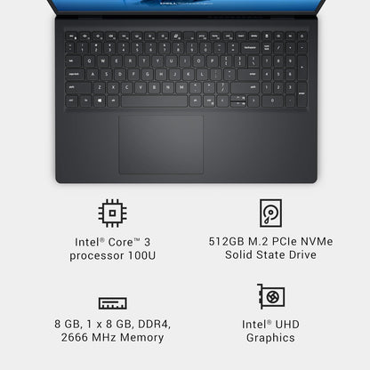 Laptop Dell DC15250, Intel Core i3-100U, 8GB RAM-512GB SSD (USADA)
