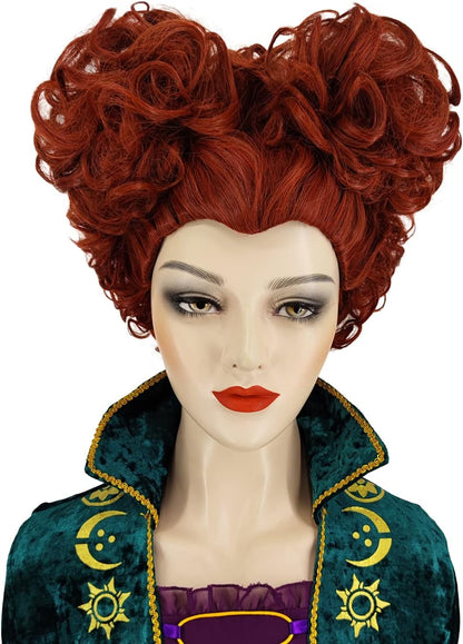 Peluca Winifred Sanderson Corta Para Disfraz