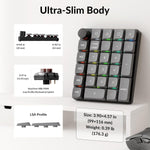 Teclado Numérico Keychron K0 Max RGB Inalámbrico K0M-H3