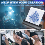 Impresora inalámbrica de stencils de tatuaje, portátil (USADA).