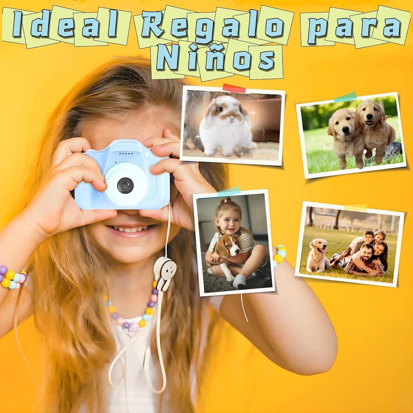 Cámara para Niños, Mini Cámara Digital de Video y Foto.