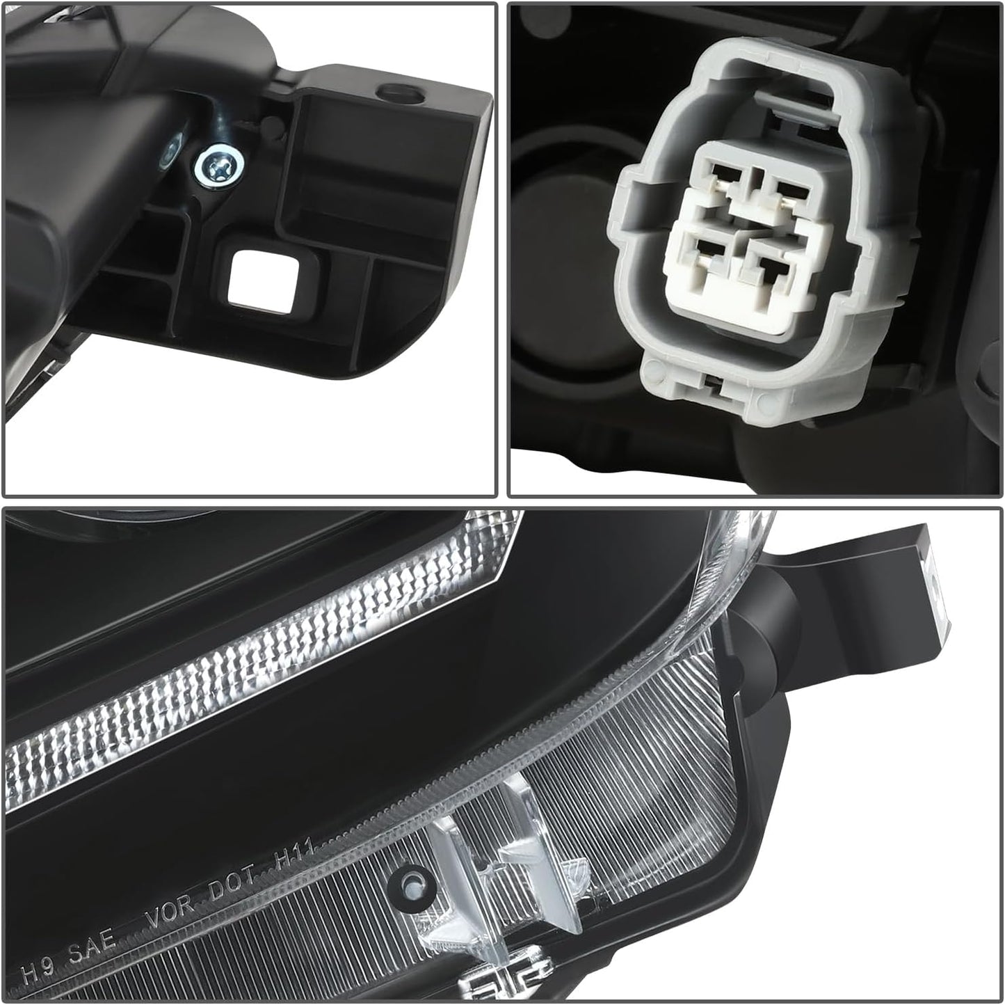 Faros Delanteros compatibles con Tacoma 2016-2023, halógeno.