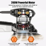 Lijadora de órbita aleatoria, Topshak, 5", 15000 rpm, para madera.