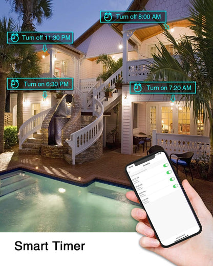 Bombillas inteligentes, AL Abovelights, compatible con Alexa,(9 W).
