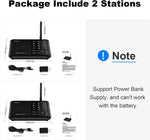 Wuloo Intercomunicadores inalámbricos para el hogar 2 PACK