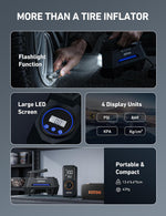 Compresor Aire AstroAI 12V 150 PSI Digital Para Auto LCD