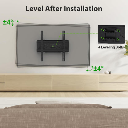 Soporte de pared USX Mount para TV con brazo articulado doble y pantalla montada — vista 4