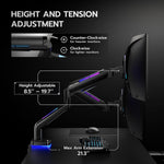 Brazo de monitor ARES WING  para pantalla de 17 a 49 pulgadas.