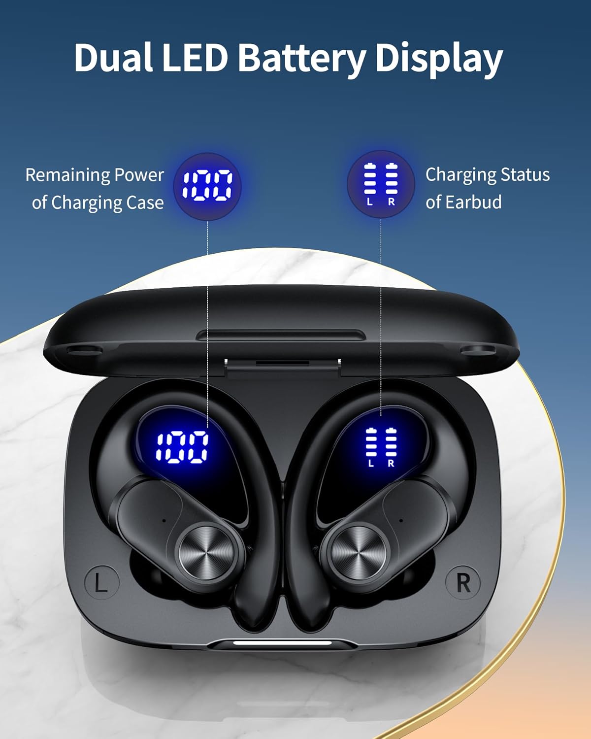 Auriculares Bluetooth inalámbricos POCBUDS t60 (USADO)
