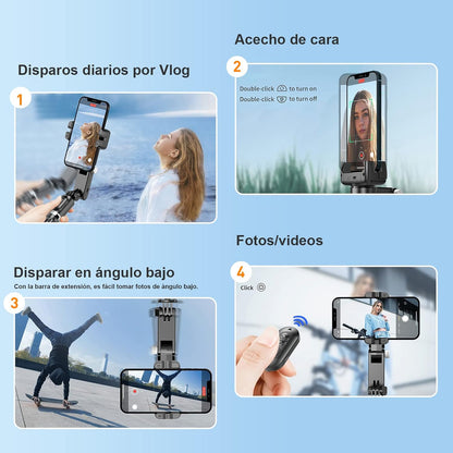 KOSCHEAL Q18 Estabilizador Para Celular, 2-Ejes.
