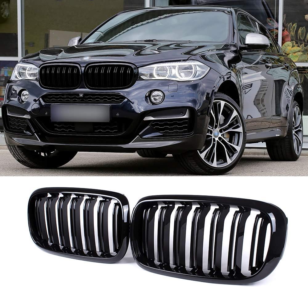 Parrilla delantera para BMW X5 F15 X6 F16 X5M X6M (2014-2019).