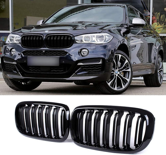 Parrilla delantera para BMW X5 F15 X6 F16 X5M X6M (2014-2019).
