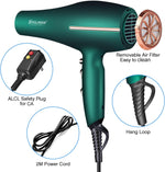Secador de pelo Pro Ionic Salon Xpoliman, secado rápido 2000 v