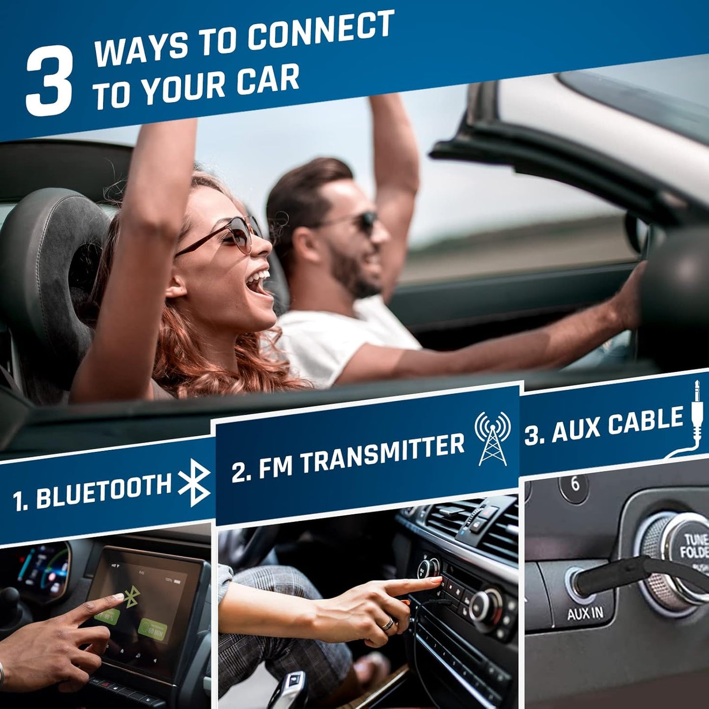 Reproductor de CD portátil, KLIM Journey, radio FM, tarjeta SD.