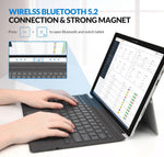 Teclado Bluetooth Rii para Surface Pro 8/9/X con Touchpad