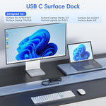 Base de expansión USB-C Estación de acoplamiento 12-1