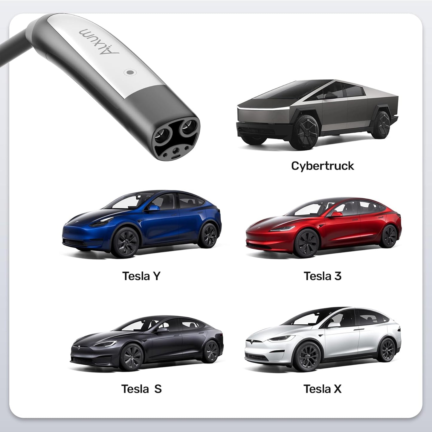 Cargador portátil para automóvil Tesla, Alxum Level 2 (USADO).