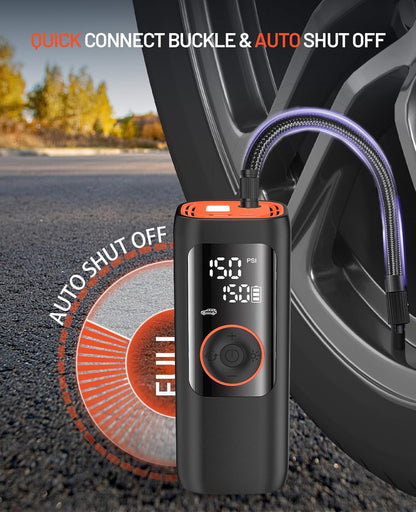 Compresor Aire Portátil BDO 150PSI Inalámbrico LCD (USADO)