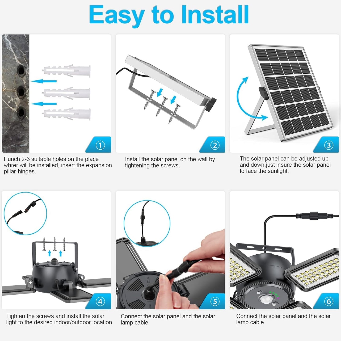 Lámpara colgante solar para interiores y exteriores, control remoto.