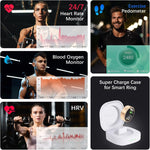 Anillo de seguimiento inteligente de salud y fitness talla #6