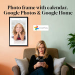 Pantalla inteligente de 15.6" con calendario, Apps Android y Portaretrato.