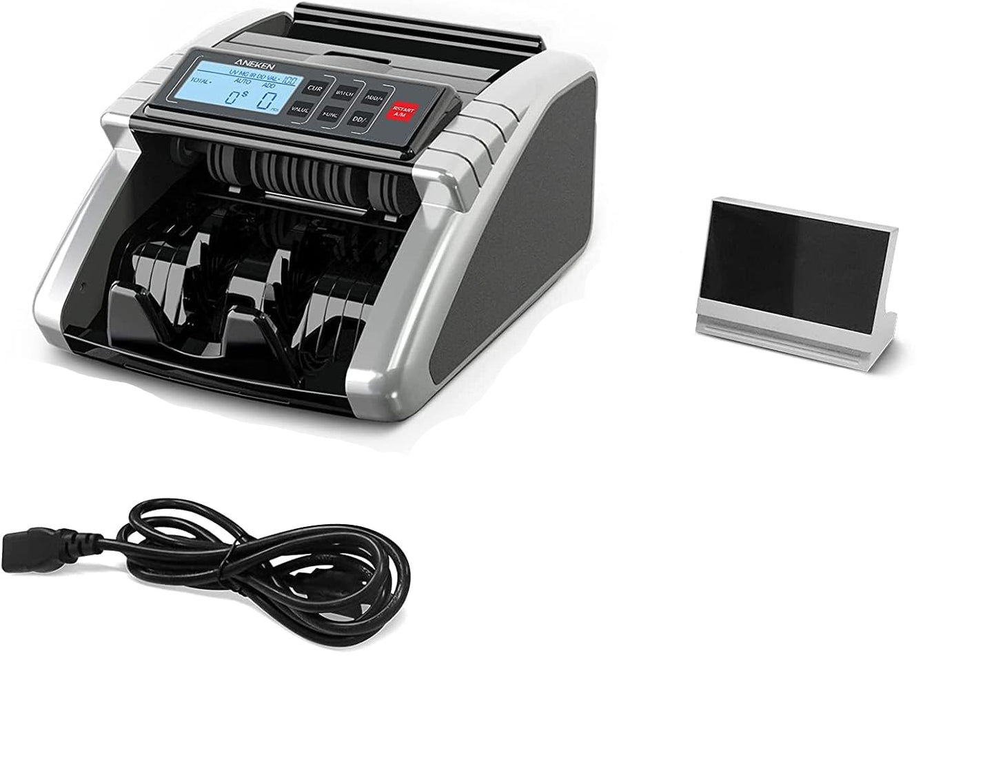Aneken Máquina de contador de dinero con contador de valor.