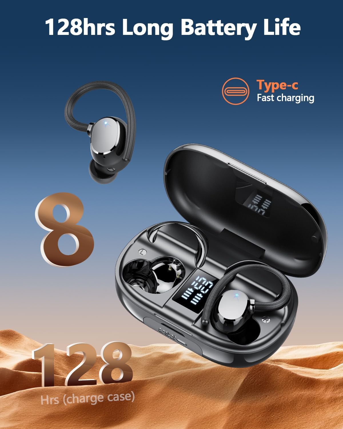 Auriculares inalámbricos Bluetooth Sport Q22