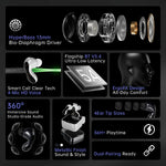 Auriculares ND Pulsar TWS, sonido estéreo de alta fidelidad.(USADOS)