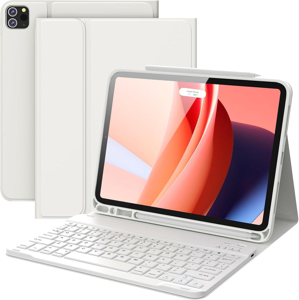 Teclado iPad PRO CHESONA Bluetooth Funda Desmontable 11" M4 2024
