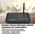 Intercomunicador QNIGLO LD666 Inalámbrico 4 Unidades