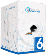 Cable Ethernet a granel CAT6 Plenum (CMP) de 1000 pies.