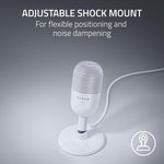 Micrófono USB Razer Seiren V3 Mini Blanco Condensador