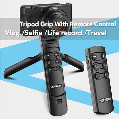 Trípode AODELAN Control Remoto Sony Vlogging Grip