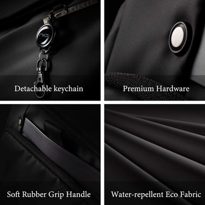 Bolso bandolera multiusos impermeable antirrobo. NIID R1