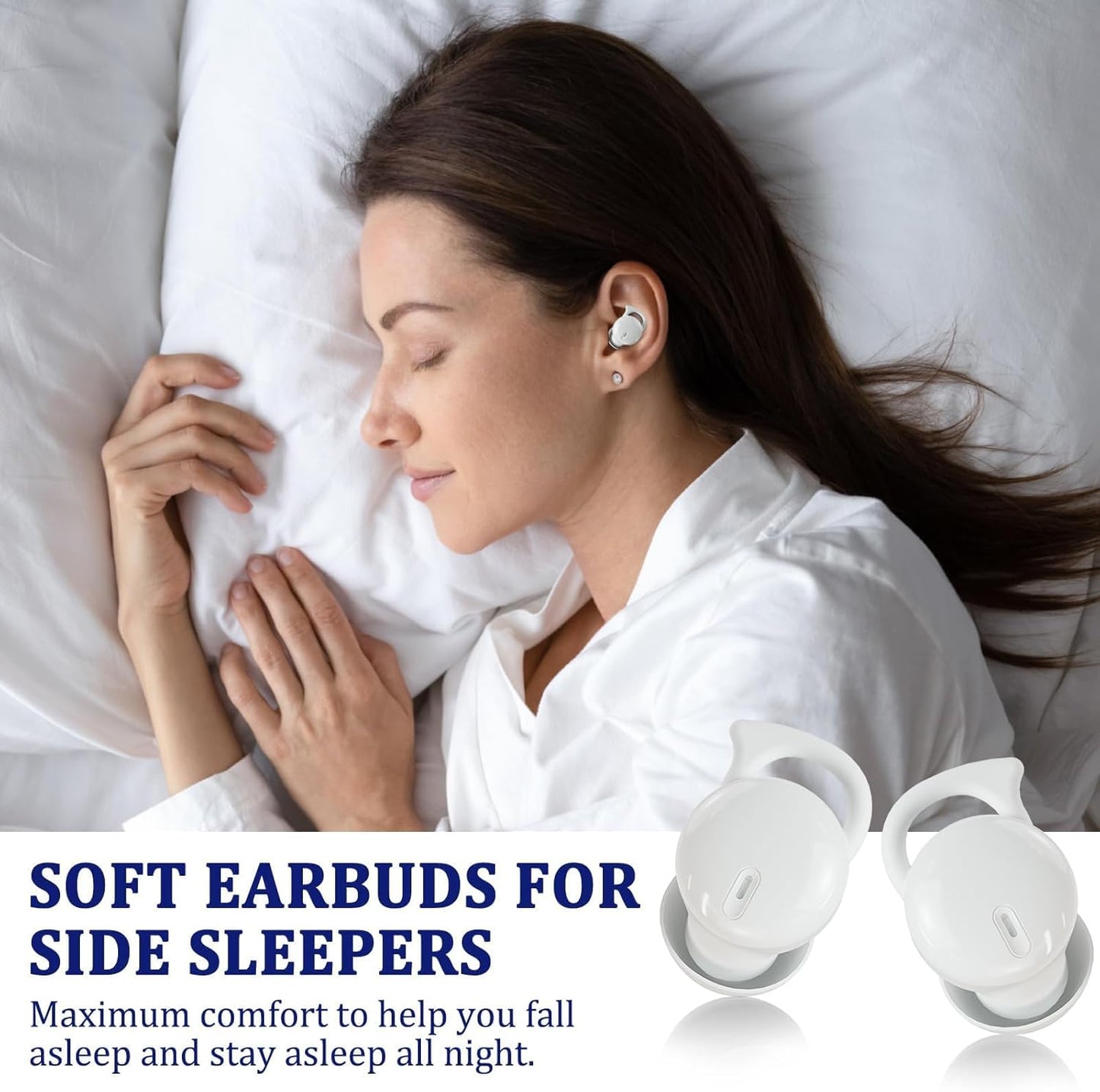 Hulaed - Auriculares invisibles para dormir.