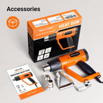 SEEKONE - Pistola de calor de 1800 W, con 900 °F y 1400 °F (400 ℃-600 ℃).