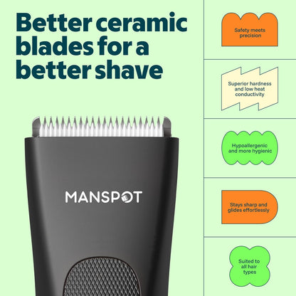Recortadora y Afeitadora para hombres, partes privadas, Impermeable.