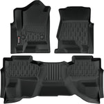 Tapetes compatibles con Chevy Silverado, Sierra 1500 DC 14-2018, TPE.