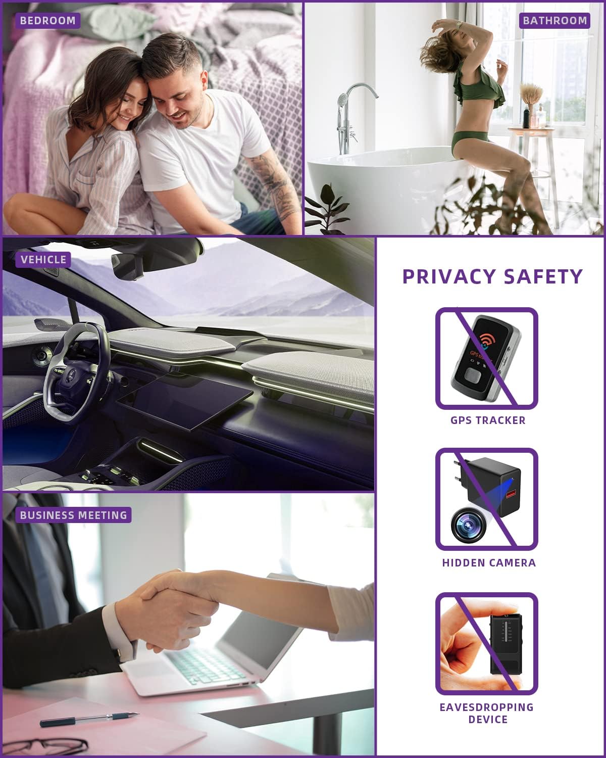 K16 Pro Detectores de cámara oculta,señal magnética.