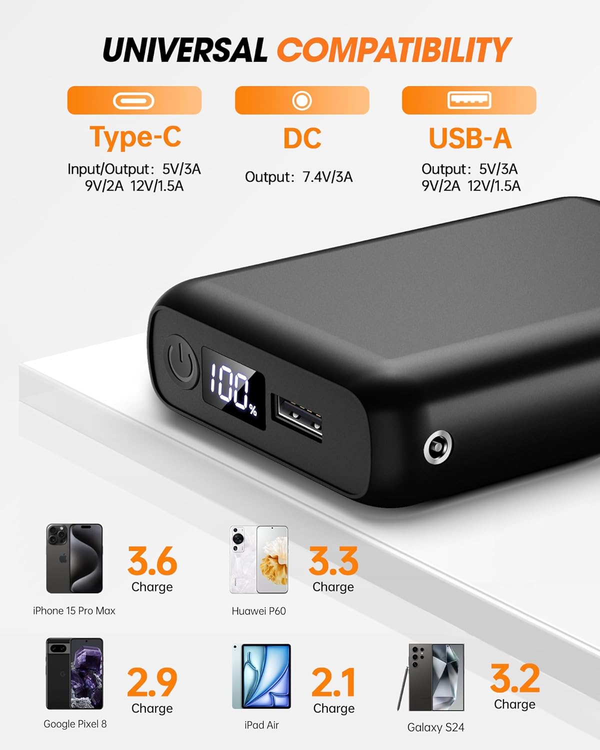 Batería de chaleco térmico Muvenes 18400 mAh (USADO)