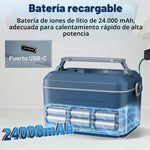 Lonchera eléctrica inalámbrica Usfock BX200, 5.5 tazas bolsa de transporte