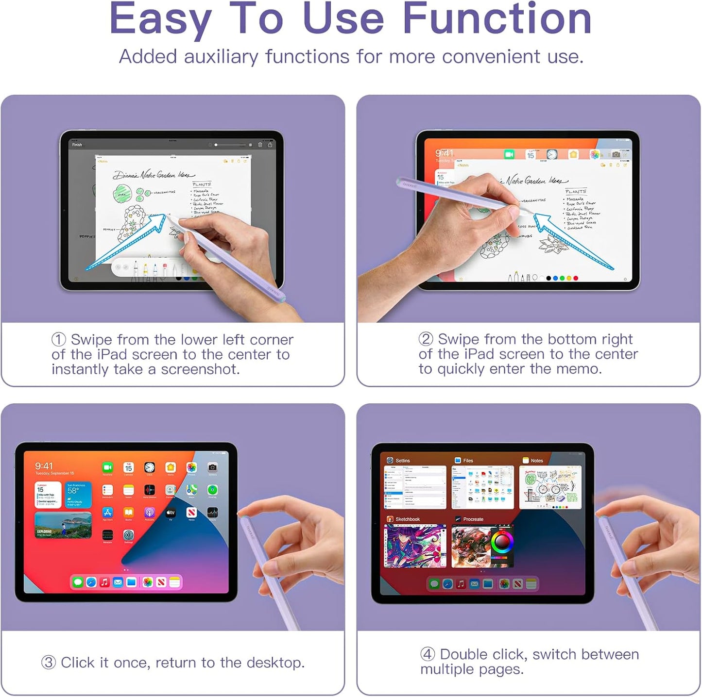 GOOJODOQ GD13 - Lápiz para iPad de 2ª generación.