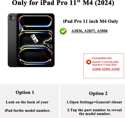 Funda de teclado para iPad Pro de 11" retroiluminación magnético
