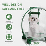 Maleta para mascotas Vetreska, aprobado por aerolíneas, con ruedas.