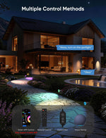 Luces de jardín Appeck C6612-E, con estacas RGBW, con control-App