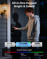 Philips Cerradura de Puerta Inteligente con Asa, Bloqueo Automático.