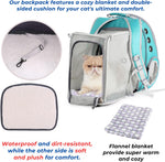 Mochila Transportadora Para Gatos, Lollimeow, Expandible USADO