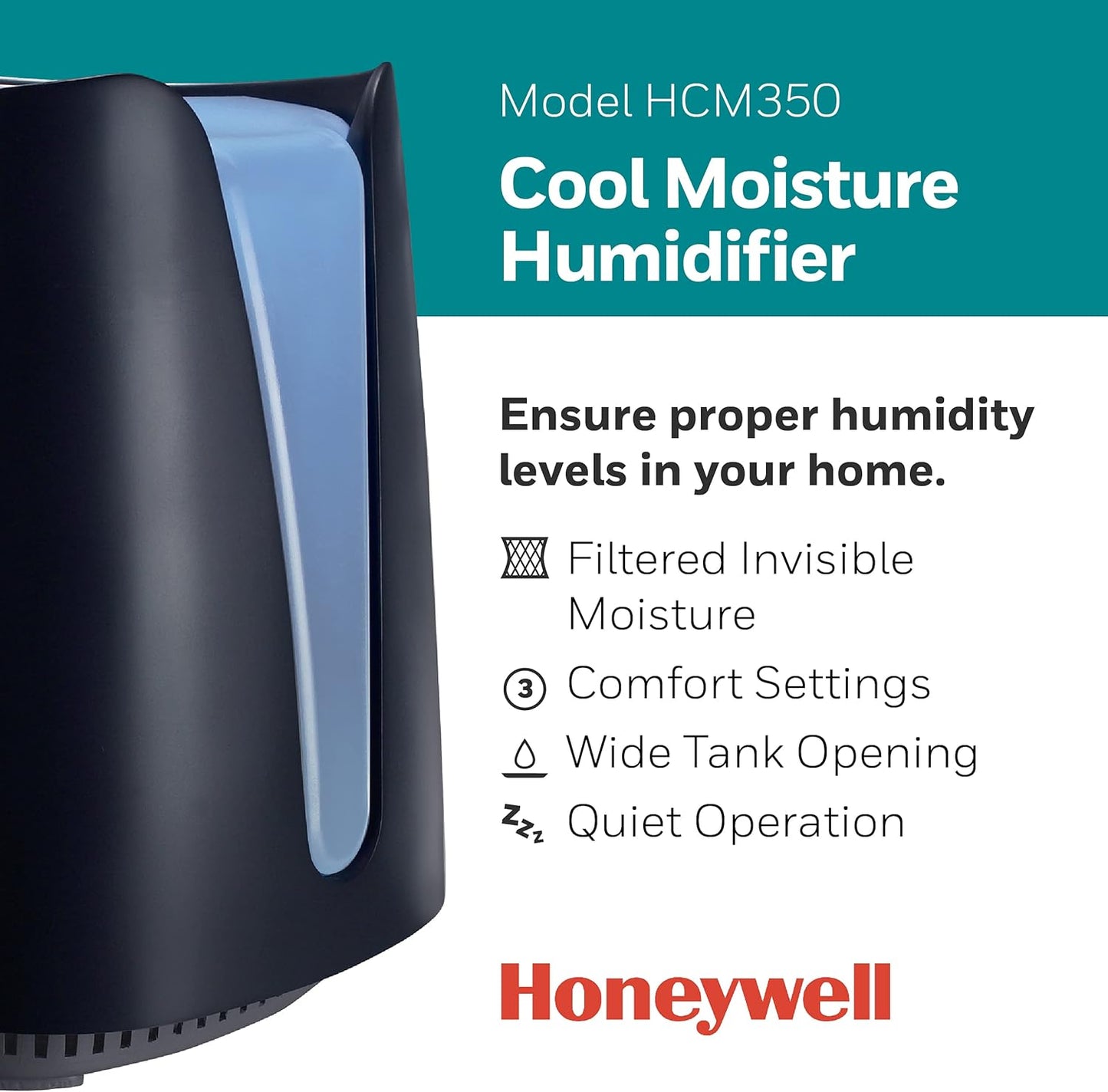 Humidificador de vapor frío Honeywell HCM350B, USADO