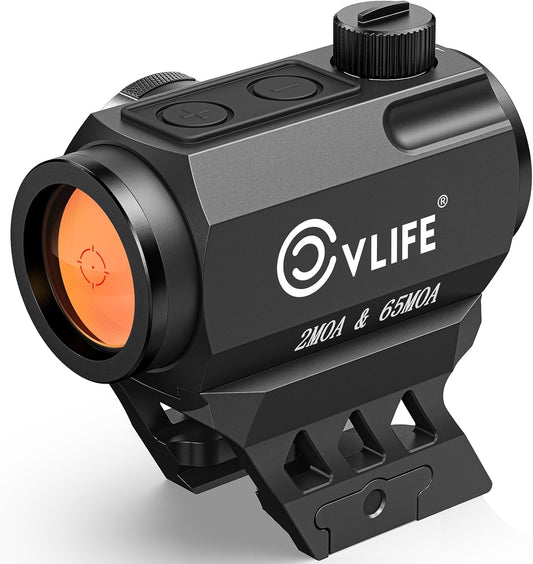 Visor deportivo de punto rojo,  retículas múltiples, CvLIFE.